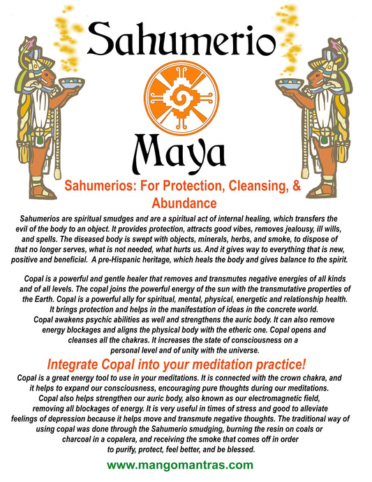 Mayan Copal, Frankincense & Amber: To Purify, Protect and Bless!
