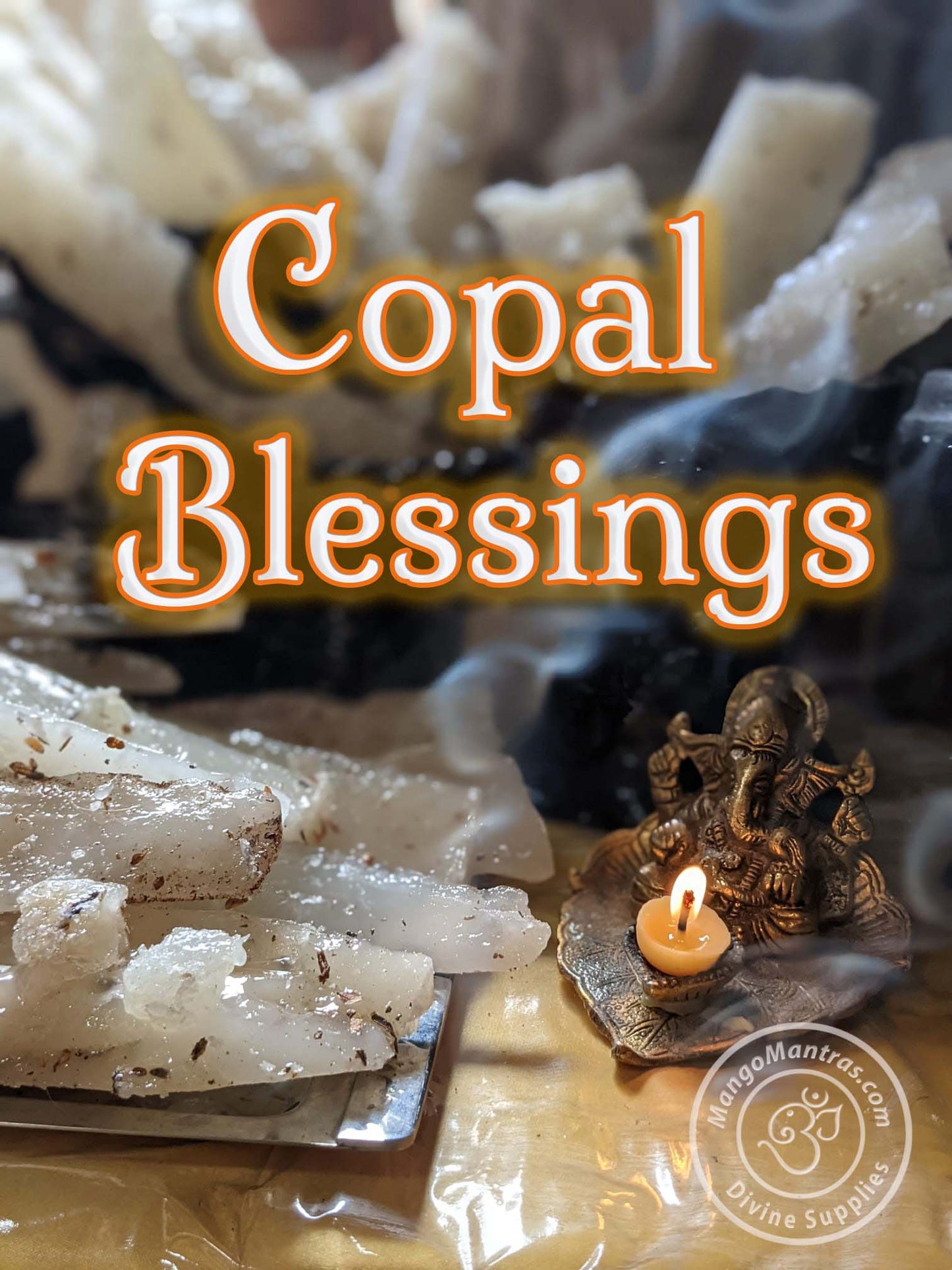 Highest Grade Fresh Unprocessed White Copal: Copal de la Penca 100% Pure Organic from Mexico for Protection, Blessing and Purification! 1 oz. Bag