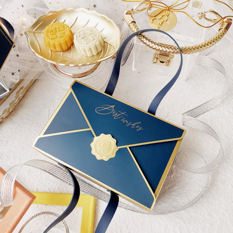 Festive Cookie Box Egg Yolk Pastry 6 Pieces Gift Packaging Box